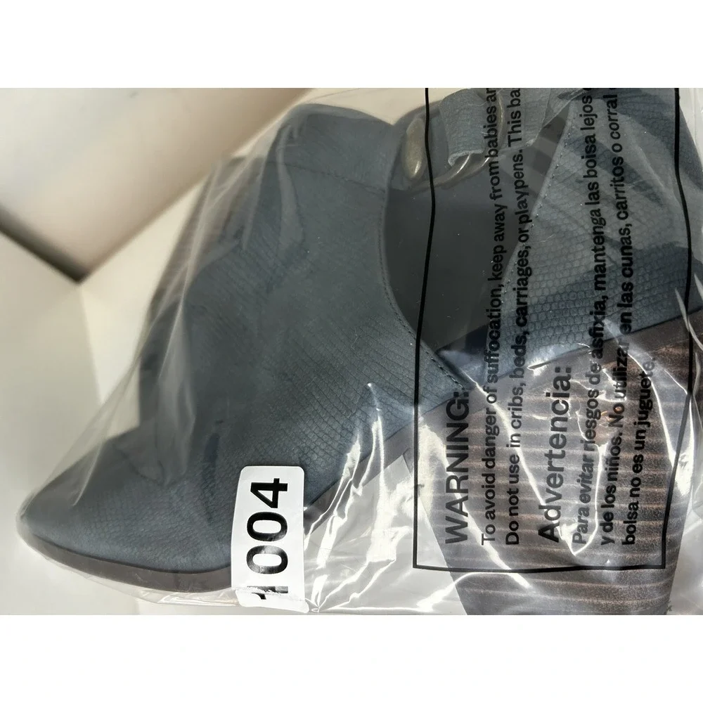 SOLE SOCIETY Ferris Blue Suede Peep Toe Bootie Heels Cut out sides Size‎ 9M